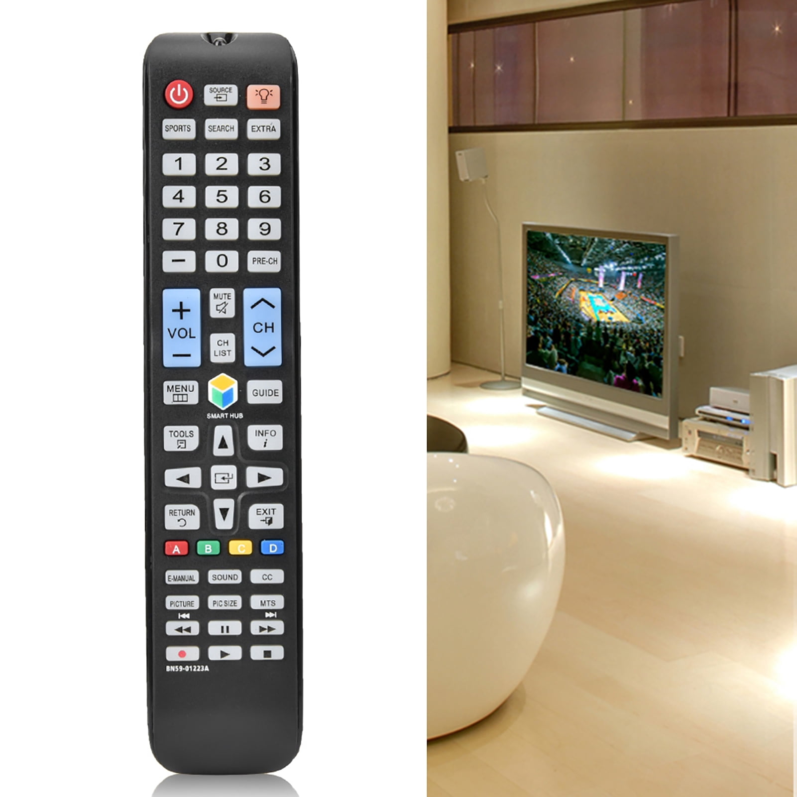 Remote Control, Multi-functional TV Remote Controller, Long ...