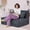 Dark Gray, variant on Jakoola Folding Sofa Bed - Convertible Floor Couch with High-Density Foam and Comfortable Corduroy Cover, Portable Chair for Livingroom and Small Spaces, with Pillow and Fitted Bag, Gray, Twin