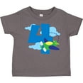 thumbnail image 3 of Inktastic 4th Birthday Airplane Pilot Childs Boys Toddler T-Shirt, 3 of 5