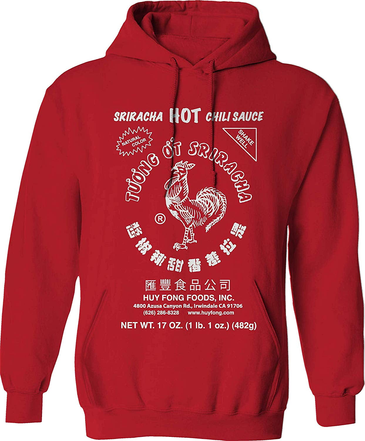sauce hoodie red