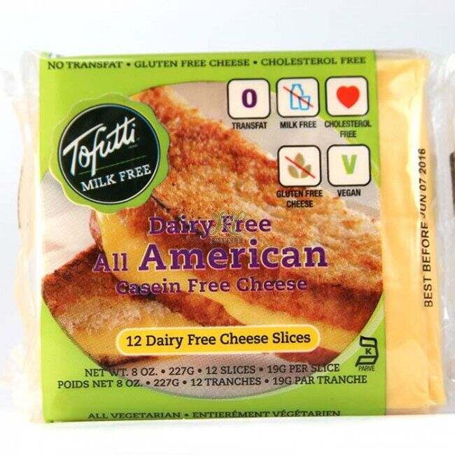 (12 Pack)Tofutti Tofutti American Cheese Sliced Non Dairy, 8 oz