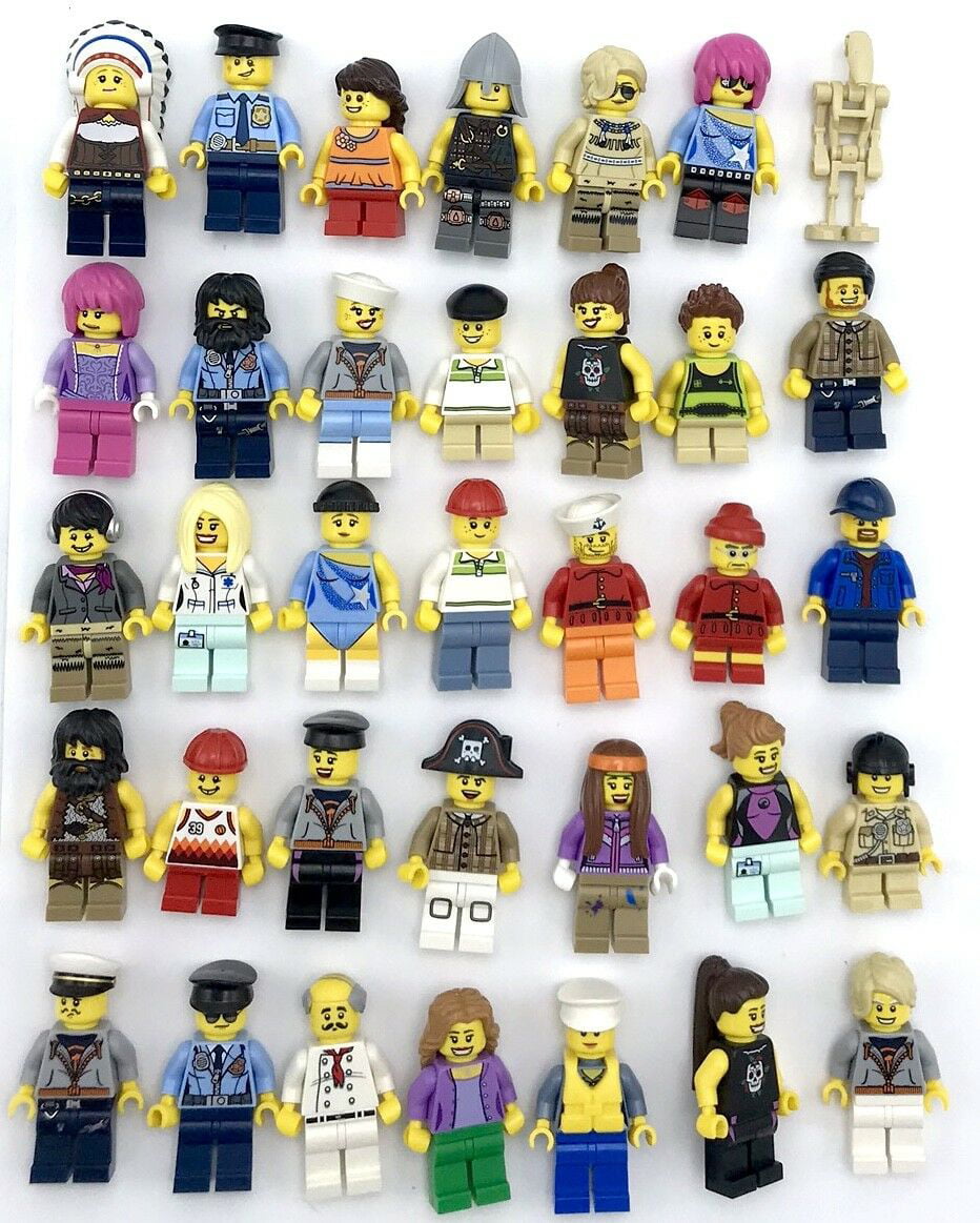 LEGO 50 NEW FEMALE GIRL MINIFIGURES TOWN CITY SERIES FRIENDS FIGS 