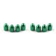 thumbnail image 1 of Kenally 4 Uds tapas de vástago de válvula de rueda componentes de repuesto universales accesorios de cubierta ruedas a prueba de polvo cubiertas de Verde 2piezas Kenally CBP493005, 1 of 5