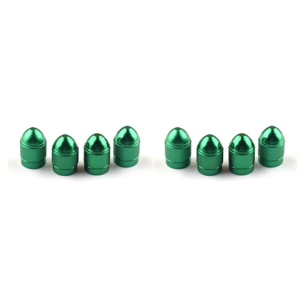 Kenally 4 Uds tapas de vástago de válvula de rueda componentes de repuesto universales accesorios de cubierta ruedas a prueba de polvo cubiertas de Verde 2piezas Kenally CBP493005