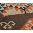 thumbnail image 3 of LR Home Small Tribal Indoor Square Pouf, Multi, 18" x 18" x 12", 3 of 7