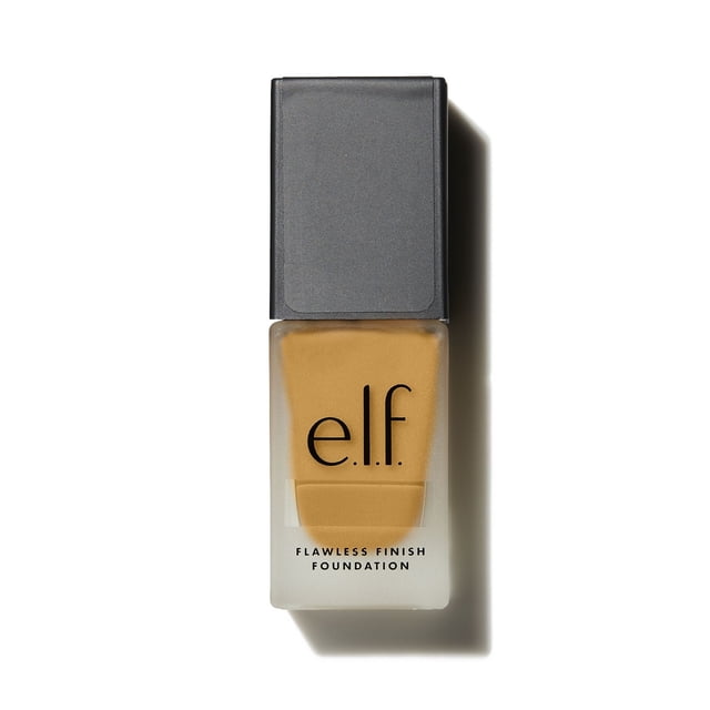 e.l.f. Flawless Finish Foundation, Lightweight & Medium Coverage, Semi-Matte Finish, Almond, 0.68 Fl Oz (20mL)