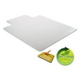 thumbnail image 6 of Alera CM1J232ALEPL Occasional Use 45 in. x 53 in. Wide Lip Studded Chair Mat for Flat Pile Carpet - Clear, 6 of 9