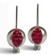 thumbnail image 1 of 2 pares de aretes de granada, aretes, joyas, aretes europeos y americanos, plata XianweiShao 8390613923738, 1 of 1