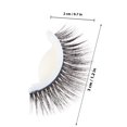 thumbnail image 2 of Raindrops Soft 3D False Eyelashes Multi Color Makeup Extension Reusable with Spare Glue Strips, 2 of 8