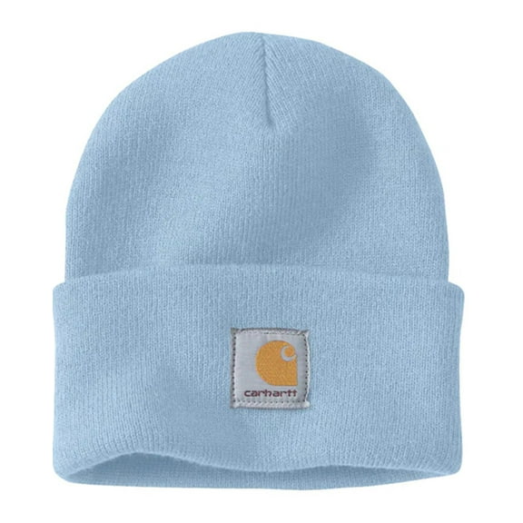 Carhartt Women's Knit Cuffed Logo Beanie Blue One Size