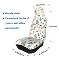 thumbnail image 6 of Haiem Travel1 Printed Car Seat Covers Set of 2, Universal Fit Car Seat Covers,Protective Seat Covers,Comfortable Car Seat Covers, Easy Installation Seat Covers, 6 of 9