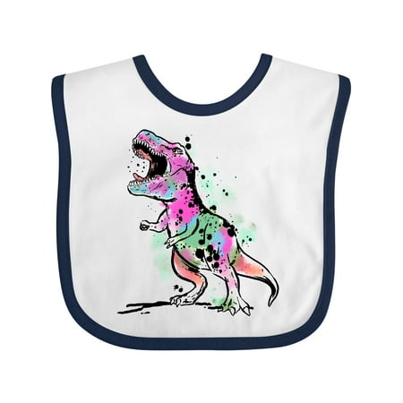 

Inktastic Graffiti Paint Splatter T-Rex Boys or Girls Baby Bib
