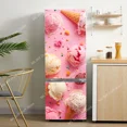 thumbnail image 5 of Pegatinas de pared para puerta de refrigerador con diseño de donuts y helado, papel tapiz de PVC autoadhesivo para cocina, cubierta para puerta de refrigerador, decoración, 5 of 5