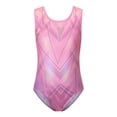 thumbnail image 2 of Baywell Gymnastics Leotards for Girls Sparkly One-Piece Pro Kids Unitard Biketards Pink 5-14Y, 2 of 12