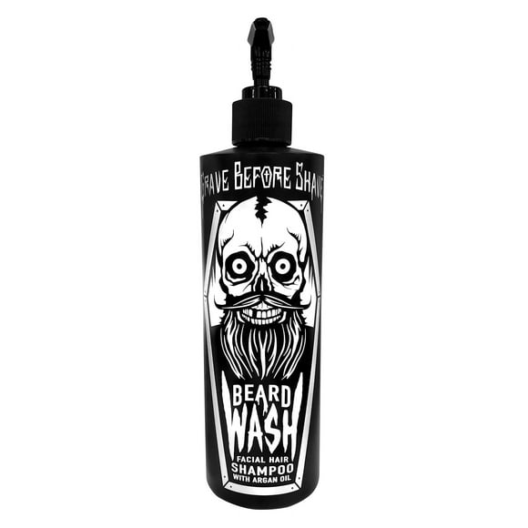 Grave antes del afeitado Lavado de barba 16 oz. bomba superior