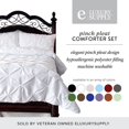 thumbnail image 5 of Pinch Pleat Comforter Set with Pillow Shams, 5 of 6