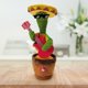 thumbnail image 2 of Dancing Cactus Plush Toy Electric Cactus Toy Can Sing and Dance Decompression Toy Gifts for Children, 2 of 4