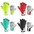 thumbnail image 1 of Worallymy Ciclismo Mitten Medio dedo Golpe acolchado Guante Antideslizante Portátil Montar sin dedos Guantes de bicicleta a prueba de golpes Amarillo L Worallymy JD735810120, 1 of 7