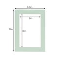 thumbnail image 3 of Honeydew Acid Free 8.5x11 Picture Frame Mats with White Core Bevel Cut for 5.5x8.5 Pictures - Fits, 3 of 4