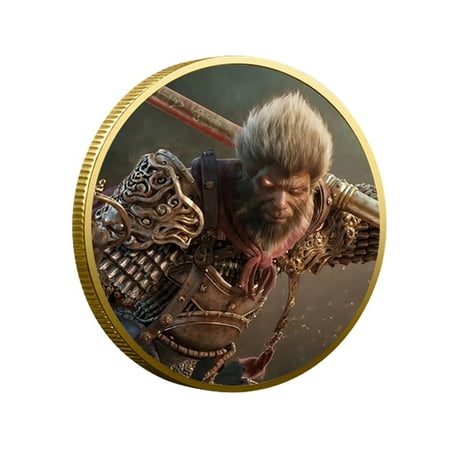 

Black : Commemorative God of The Monkeys 3A Game Collectible Exclusive In Game Souvenir for Gamers & Fans