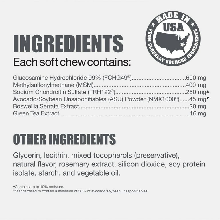 Nutramax Dasuquin MSM Glucosamine Joint Health Supplement for Small Medium Dogs 84 Soft Chews Walmart