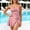 *Red, variant on ClodeEU Women's Plaid One Piece Adjustable Straps Swimsuit with Built in Pads,Backless Modest Skirt Shorts Slim Fit Swimwear Red,Womens Plus XXL