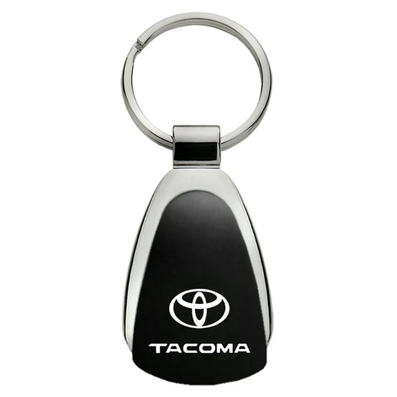Tacoma Black Teardrop Key Fob Keychain