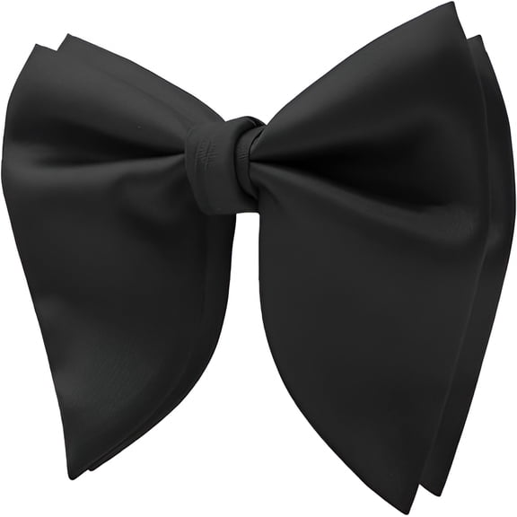 TUWAFE 2026 New Mens Bow Tie Pre Tied Oversized Bow Ties for Men Satin Bowties for Tuxedo Wedding Party Banquet for Prom, Gala, Ceremony, Formal
