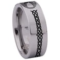 thumbnail image 3 of Celtic Tree of Life Tungsten Carbide Ring, 3 of 9