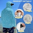thumbnail image 6 of Bulopur Camo Print Men’s Lightweight Sun Protection Shirt, UPF 50+ Hooded Fishing Rash Guard with Breathable Face Mask for Summer Outdoor Use, 6 of 8