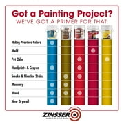 White, Zinsser Mold Killing Flat Primer-5 Gallon, 1 Per Pack
