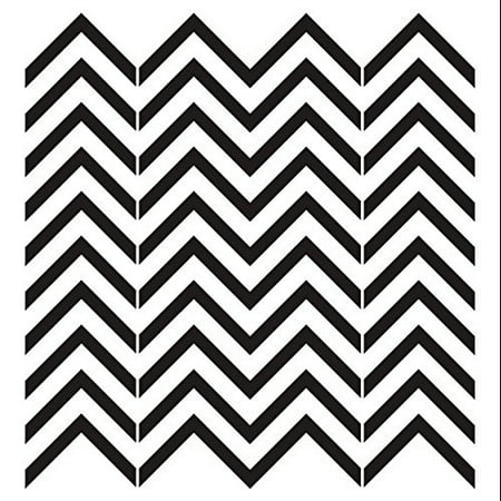 Chevron Stencil For Furniture Chevrons Stencil by StudioR12 | Simple Skinny RepeatingPattern Art - Small 6 x 6-inch Reusable Mylar Template | Painting, Chalk, Mixed Media | Use for Journaling, DIY Home Decor - STCL704_ ()