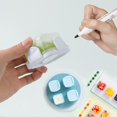 thumbnail image 5 of Small Food Storage Containers,Plastic Containers with Leakproof Lids,Small Condiment Sauce Containers with Clamping,Airtight Freezer Storage,Reusable Square Meal Prep Container,(White), 5 of 8