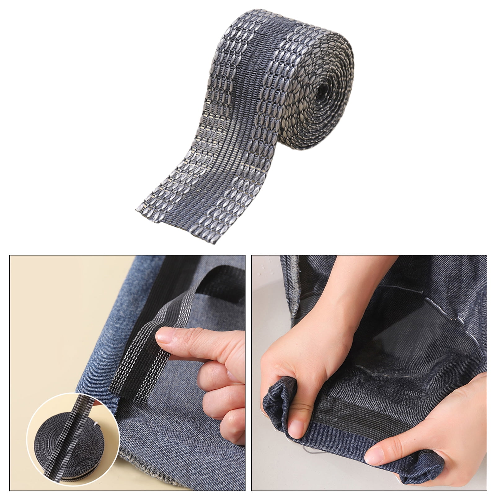 TRGGBH 3.3 Yards Hem Tape for Pants, 24Mm Adhesive Hemming Tape, Iron-On  Fabric Hem Tapes for Hemming, Washable, for Suit Trousers Jeans Garment