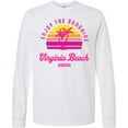 thumbnail image 3 of Inktastic Summer Enjoy the Sunshine Virginia Beach Virginia in Pink Long Sleeve T-Shirt, 3 of 5