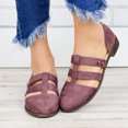 thumbnail image 1 of LSLJS Loafers for Women, Womens Flat Casual Single Shoe Ladies Comfortable Round Toe Buckle Strap Sandals, 1 of 5