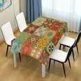 thumbnail image 7 of Coolnut Unbreakable Square Tablecloths with Dust and Wrinkle Resistance-60x60In, Mexican Talavera Wedding Kitchen Picnic Buffet Holiday Party House Decor, 7 of 7