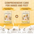 thumbnail image 2 of 18 Pairs Moisturizing Hand & Foot Masks with Honey, Milk, Vitamin E & Glycerin, Intensely Hydrating Foot Mask for Dry Cracked Feet, Moisturizing Socks for Cracked Heel Treatment, 2 of 2