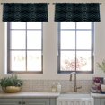 thumbnail image 3 of LALILO Kitchen Curtain Valance Tie Dye Colorful Boho Ink Rod Pocket Window Curtain 52"x 18" Set of 2, 3 of 5