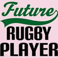 thumbnail image 2 of CafePress - Future Rugby Player Infant Bodysuit - Baby Light Bodysuit, Size Newborn - 24 Months, 2 of 4