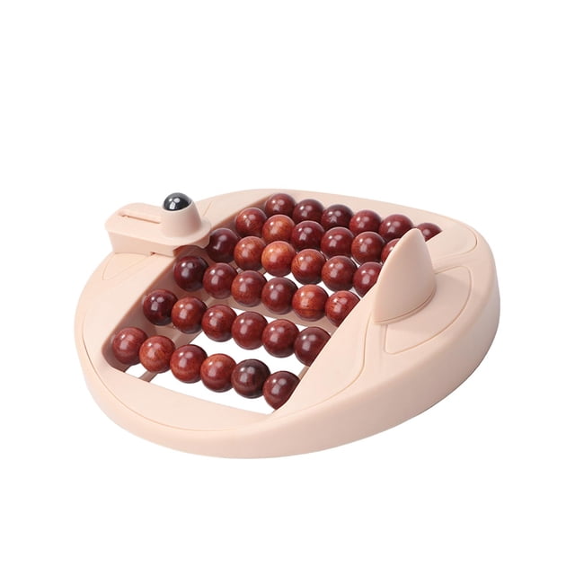 Xuanheng Rouleau de Massage Plantaire Manuel Multi-Rangées pour Femmes Âgées Sportives Beige