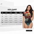thumbnail image 5 of Rateoe Vibrant Bouquet Waterfall Printed Women Rash Guard Short Sleeve,Tummy control Swimsuit Surfing Swimsuit Bathing Suit Short-sleeved Onesie UPF 50+ -X-Large, 5 of 7