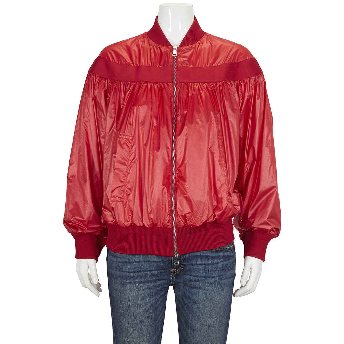Moncler Ladies Red Moncler 1952 Nylon 