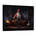 thumbnail image 2 of Designart "Resonant Rosewood Of Hindu Rituals I" Hinduism Floater Framed Canvas Prints, 2 of 5