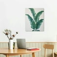 thumbnail image 2 of ONETECH Hand Painted Green Leaf Canvas Wall Art - Botanical Picture for Living Room Decor 16x20in, 2 of 4