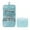 lake blue, variant on Fashion Portable Large Capacity Organizer Case Multi-layer Travel Organizer Hook Wash Bag Hanging Cosmetic Bags Makeup Bags Storage Toiletry Bag Cosmetic Cases LAKE BLUE