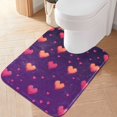 thumbnail image 2 of Yayeee Bath Rugs for Bathroom Floor Set of 2 Non Slip Fluffy Soft Absorbent Mat, Love in The Clouds, 2 of 7