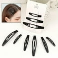 thumbnail image 3 of K-KED 10PCS one set Baby Girl Hair Clips Hairpins Accessories Women Hairgrip Barrettes-black-4.3cm, 3 of 9