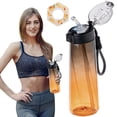 thumbnail image 4 of Botella Deportiva 850 Ml Con Cápsula Sabor para Viajes Acampada Al Aire Libre, 4 of 9