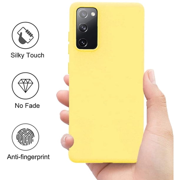 Samsung Galaxy S Fe 5g Phone Case Hybrid Liquid Silicone Jelly Gel Rubber Tpu Slim Gummy Protective Skin Soft Flexible Cover For Galaxy S Fan Edition By Xcell Yellow Walmart Com